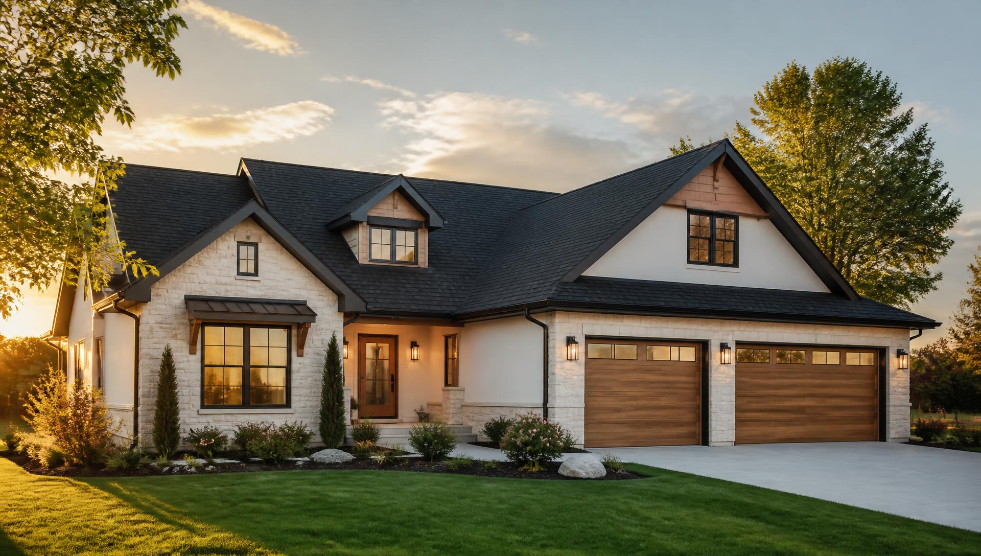 Beautiful home with a quality roof installed by Orner Home Improvement